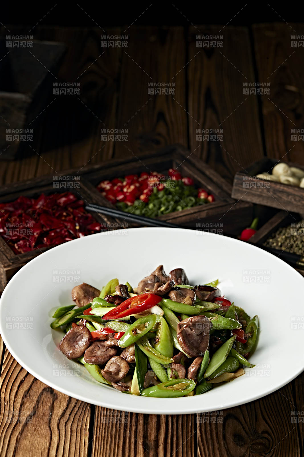 辣椒小炒猪腰片图片