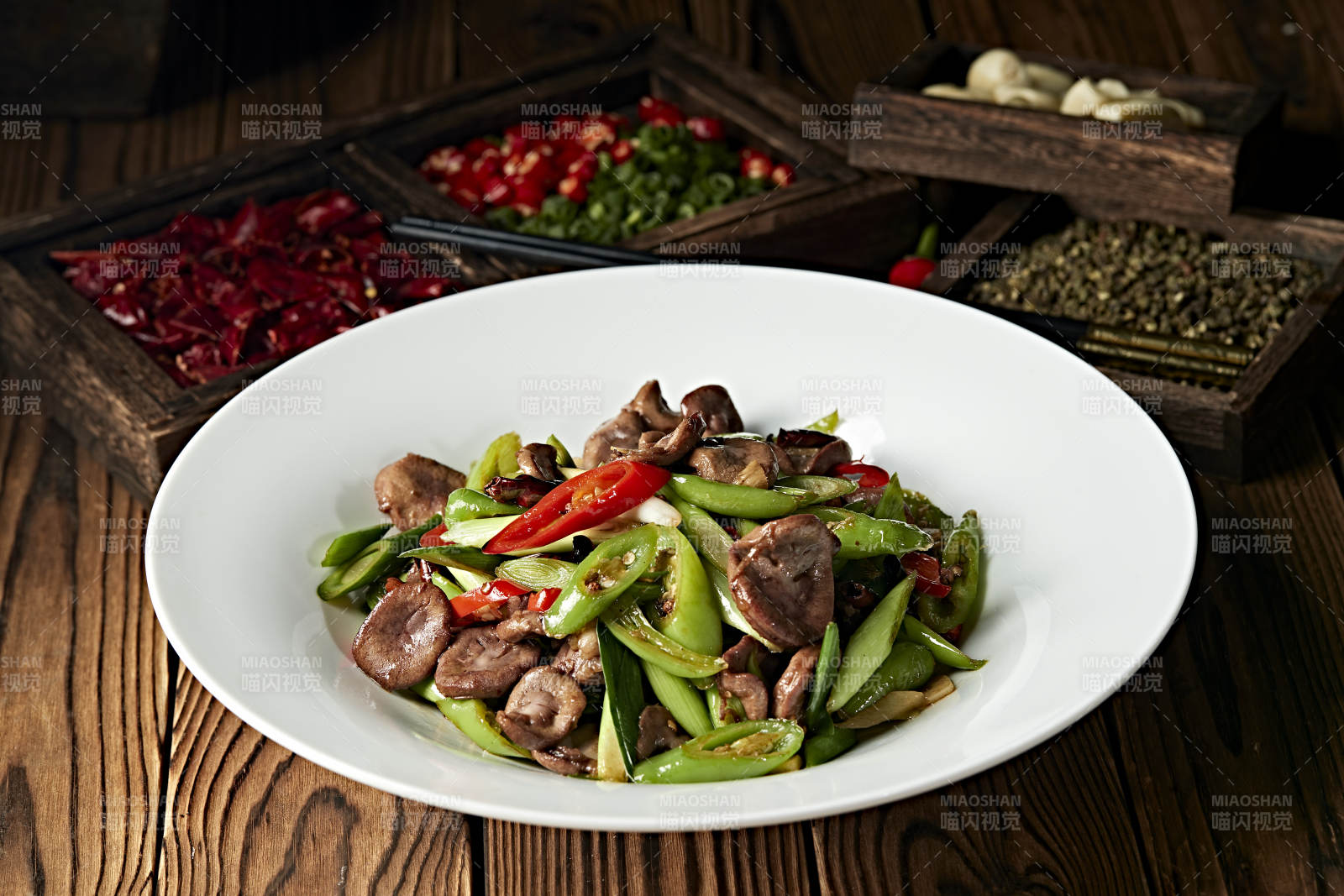 辣椒小炒猪腰片图片