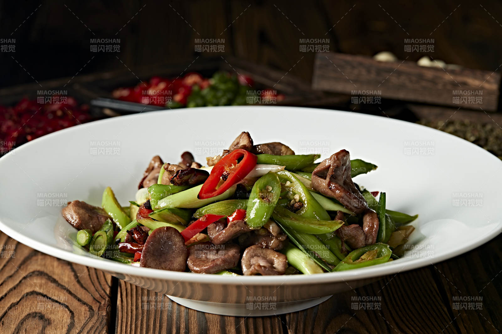 辣椒小炒猪腰片图片