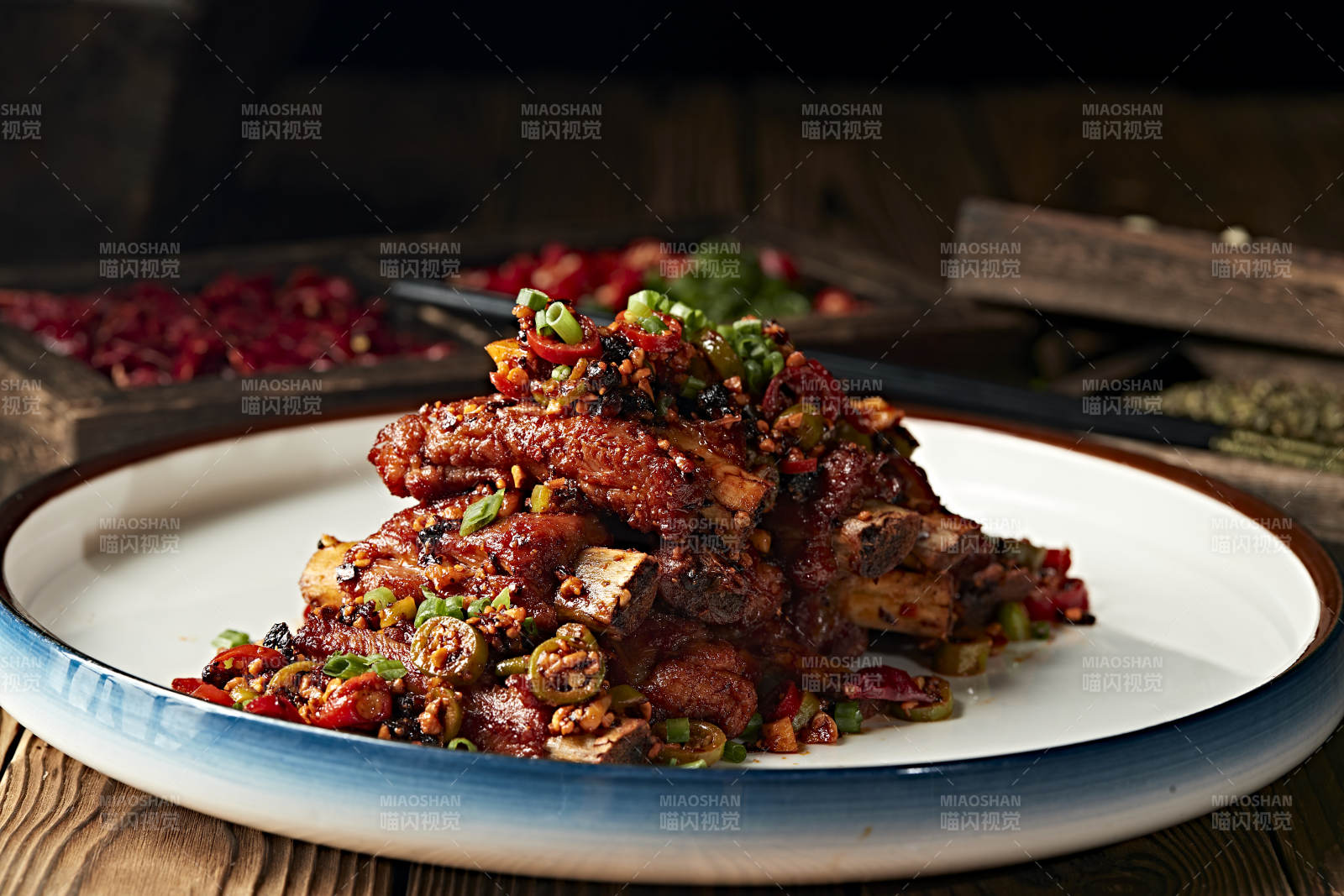 豆豉香辣猪小排图片