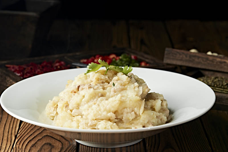 美味酸菜土豆泥图片