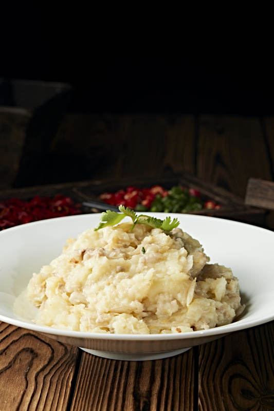 美味酸菜土豆泥图片