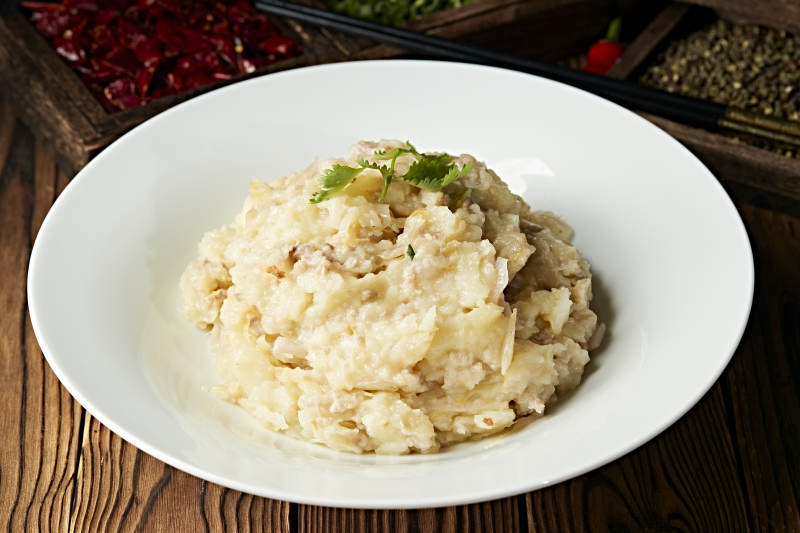 美味酸菜土豆泥图片