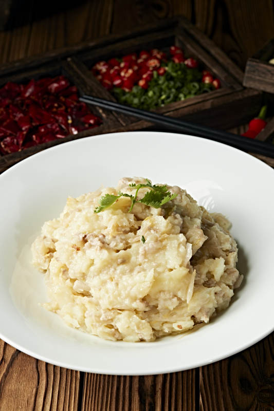 美味酸菜土豆泥图片