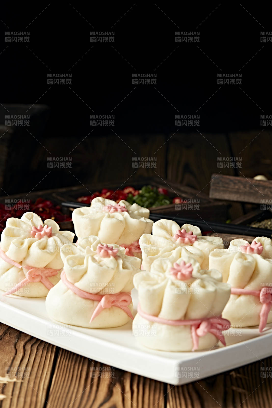 肉馅虾仁乾坤福袋图片