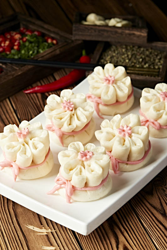 肉馅虾仁乾坤福袋图片