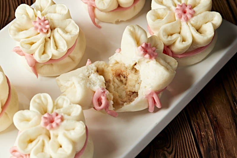 肉馅虾仁乾坤福袋图片