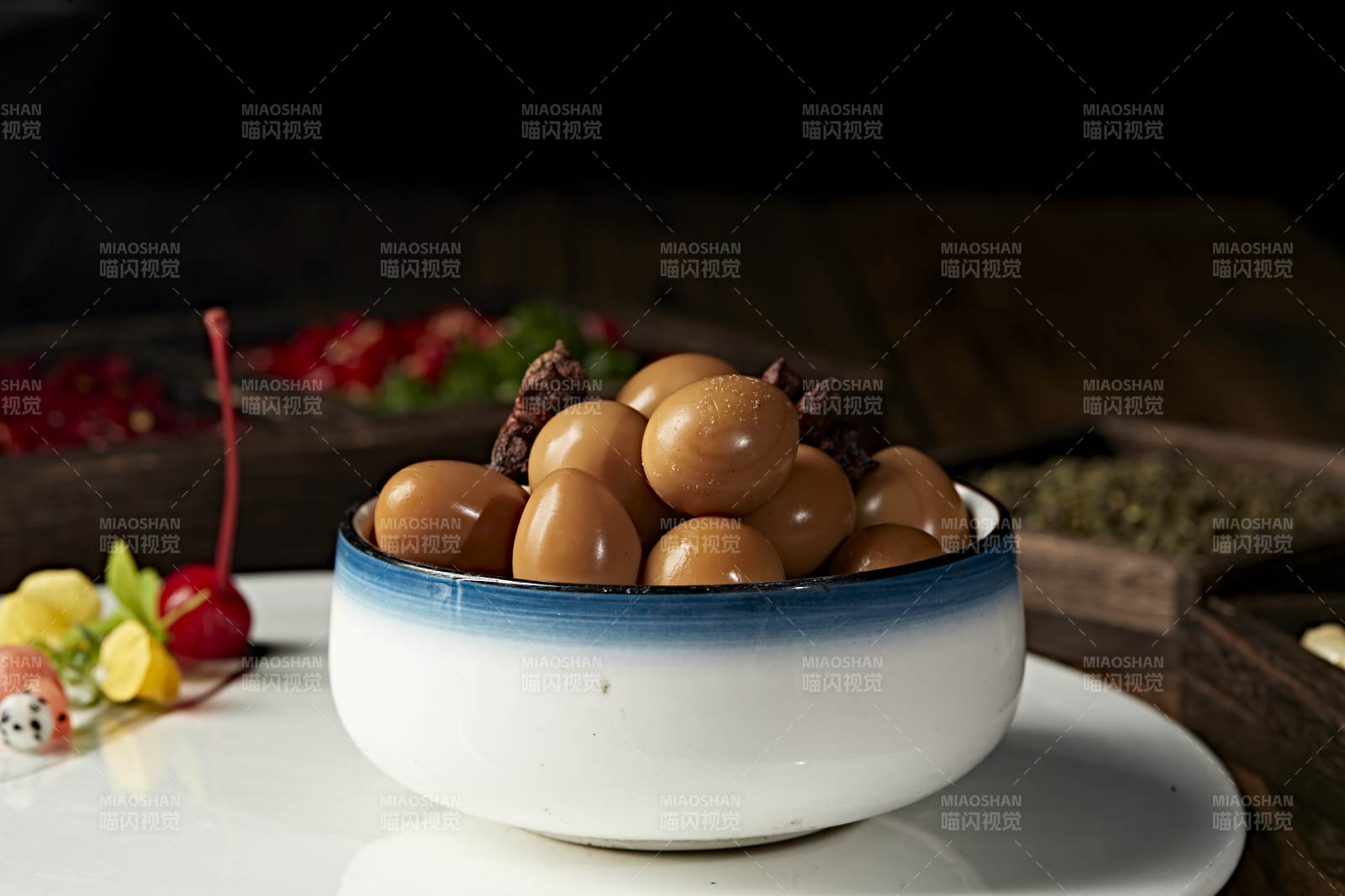 卤味鹌鹑蛋图片