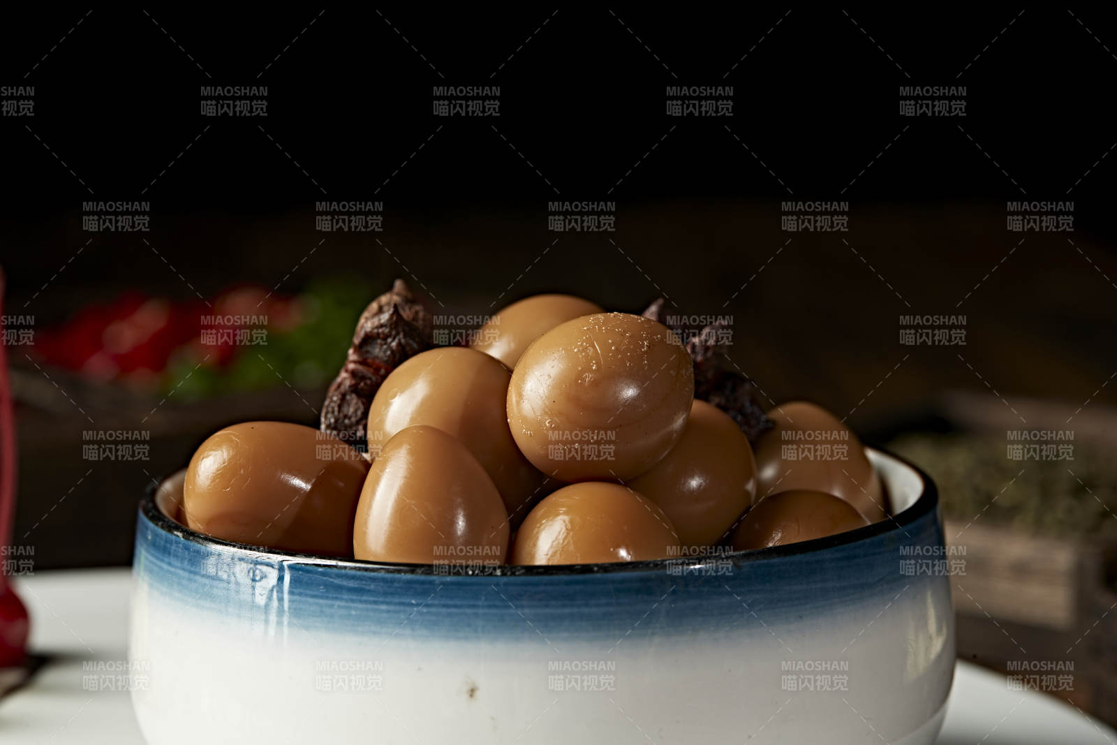 卤味鹌鹑蛋图片
