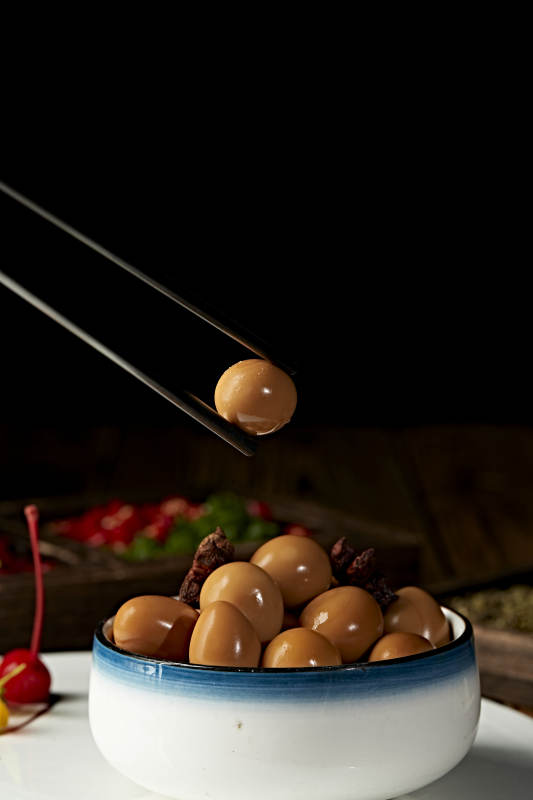 卤味鹌鹑蛋图片