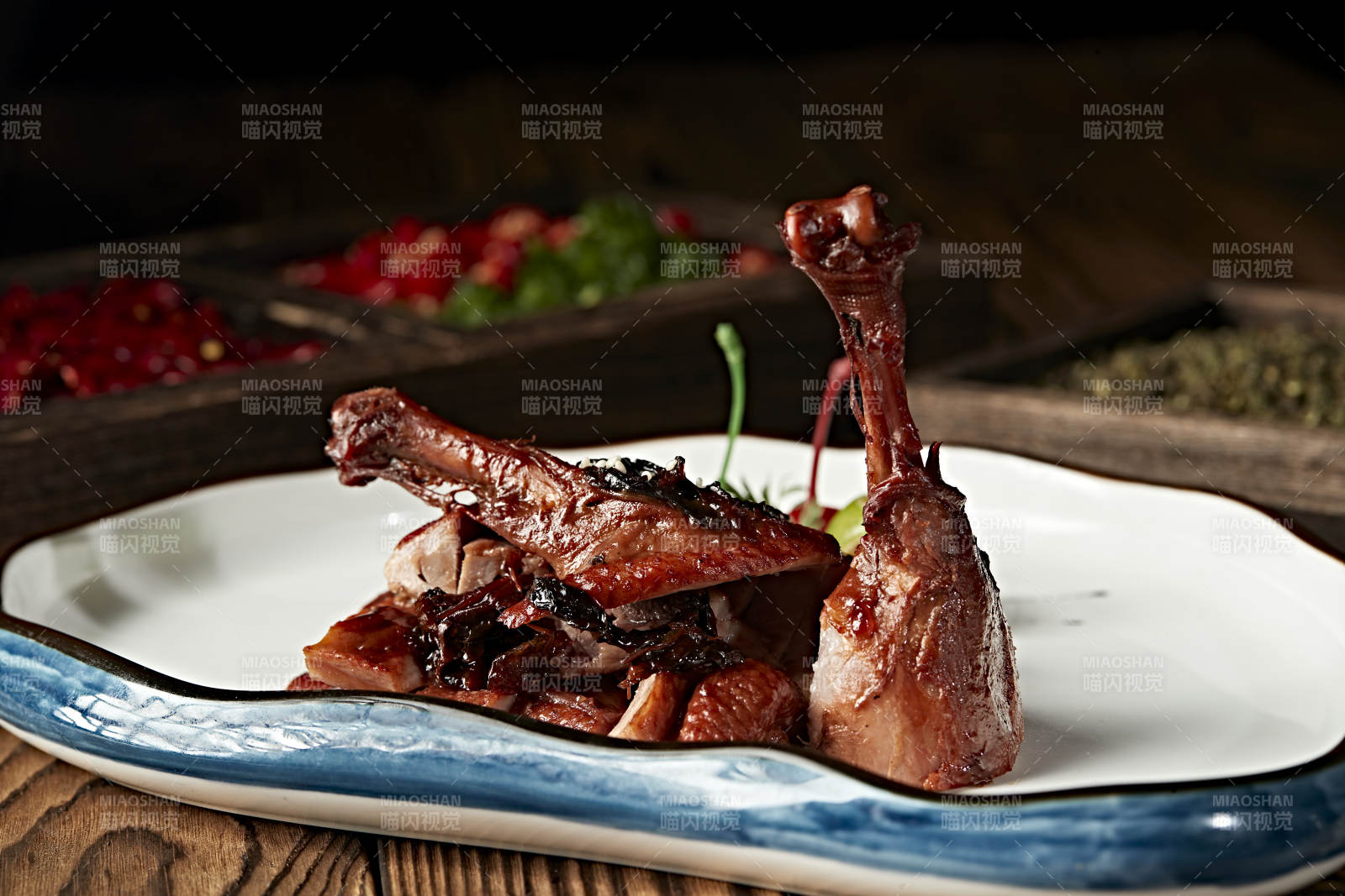 豆豉辣椒香酥炸鸡图片