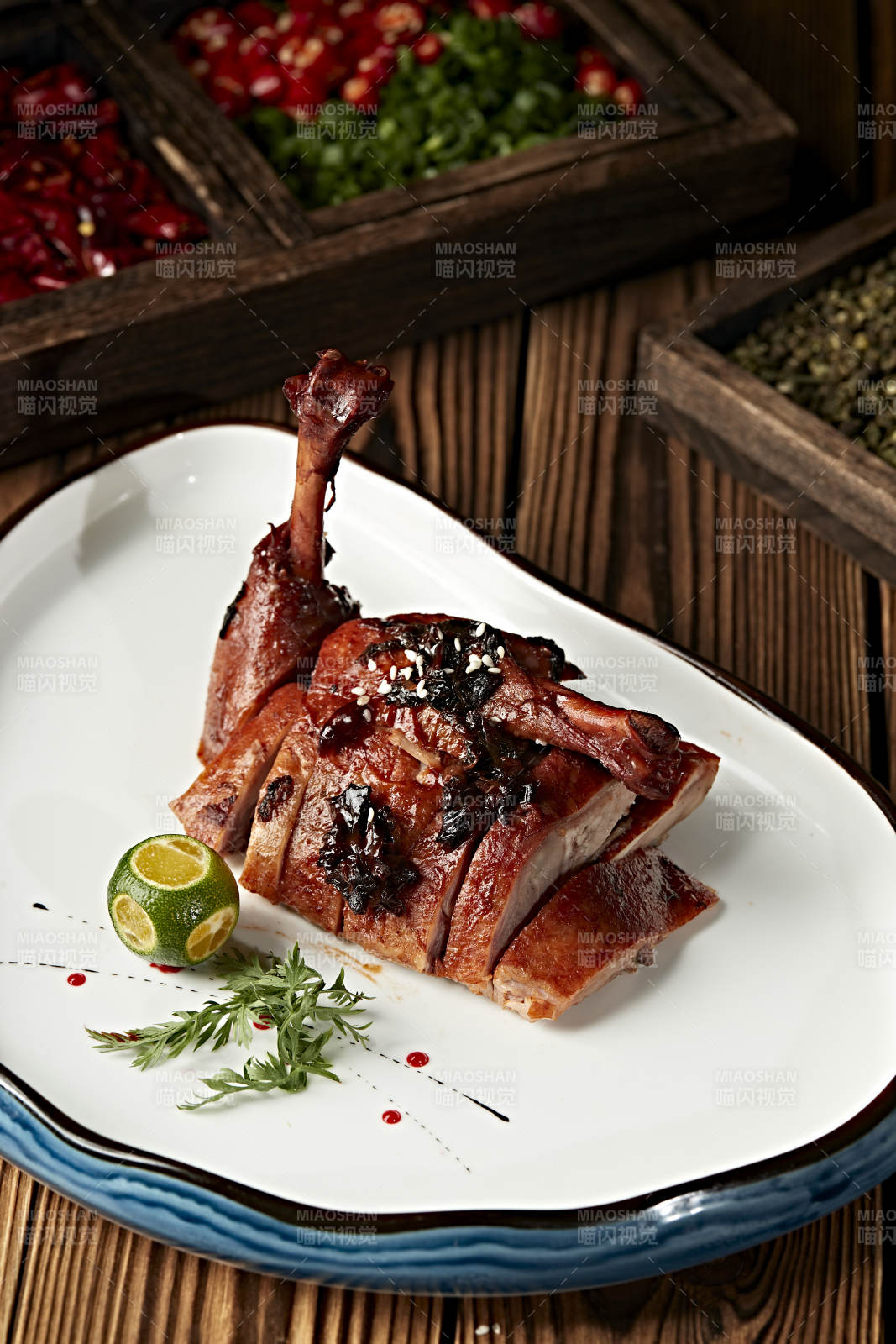 豆豉辣椒香酥炸鸡图片