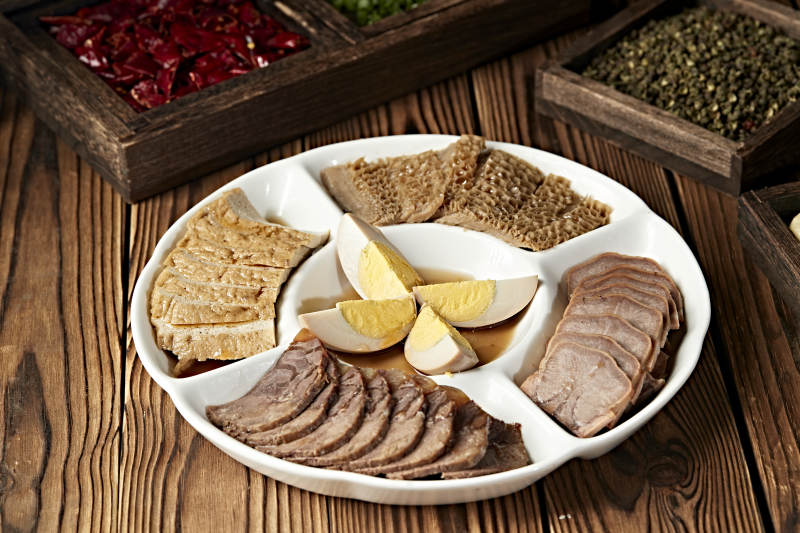 美味卤水拼盘图片