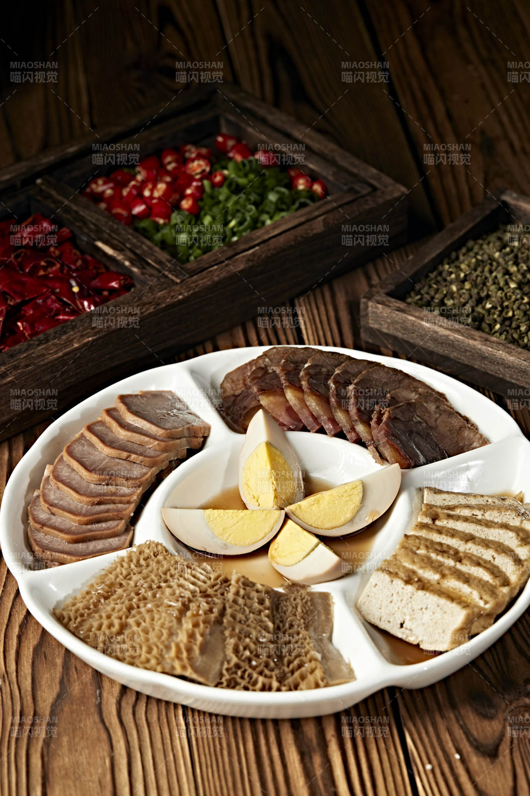 美味卤水拼盘图片