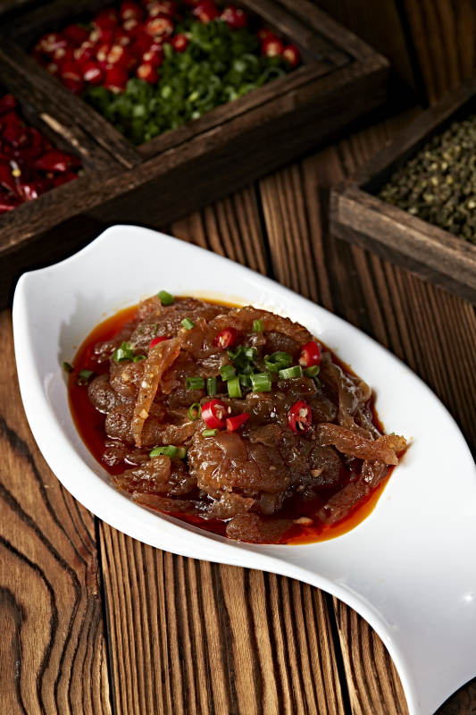 红油凉拌老醋蛰头图片