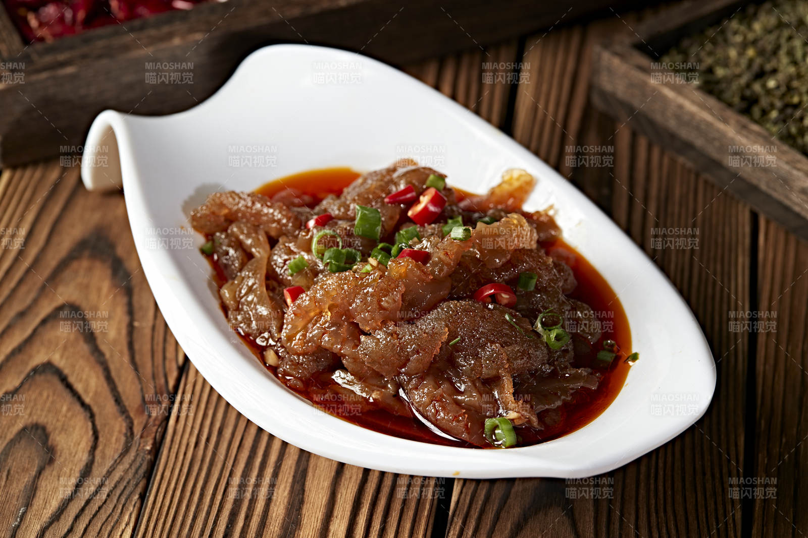 红油凉拌老醋蛰头图片