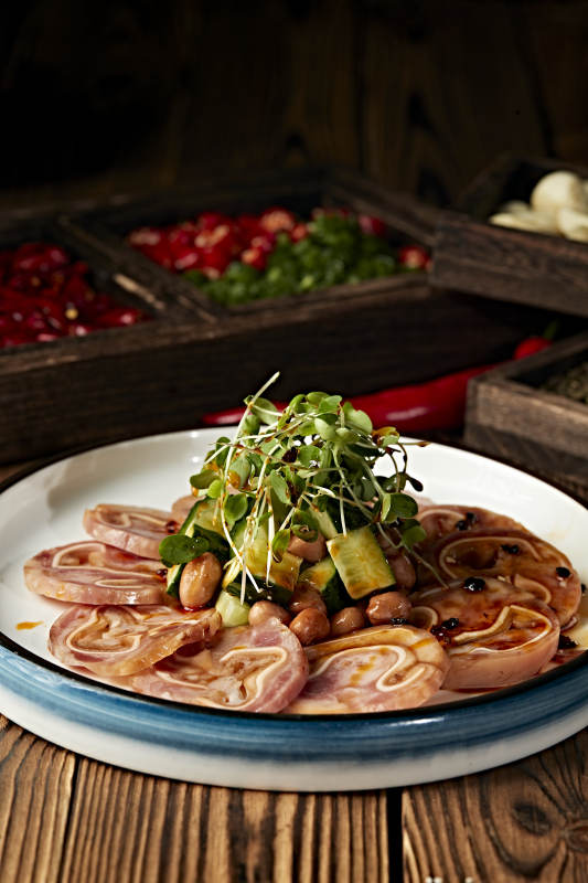 红油香辣猪耳脆图片