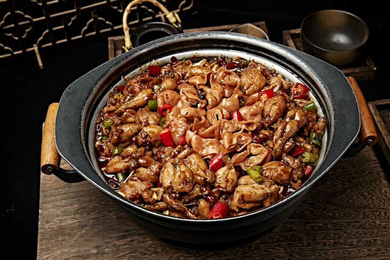 川味麻辣牛蛙香辣牛蛙干锅牛蛙肥肠牛蛙图片