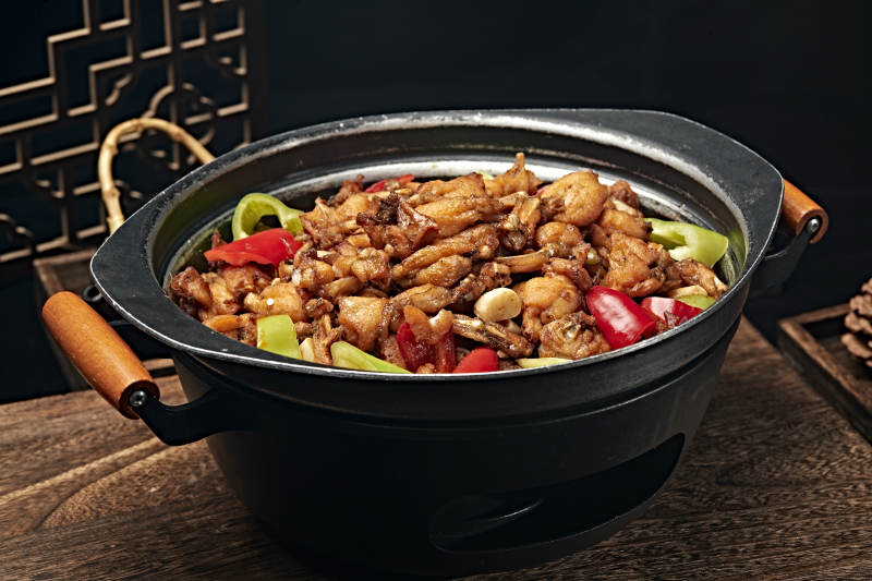 川味麻辣牛蛙香辣牛蛙干锅牛蛙肥肠牛蛙图片