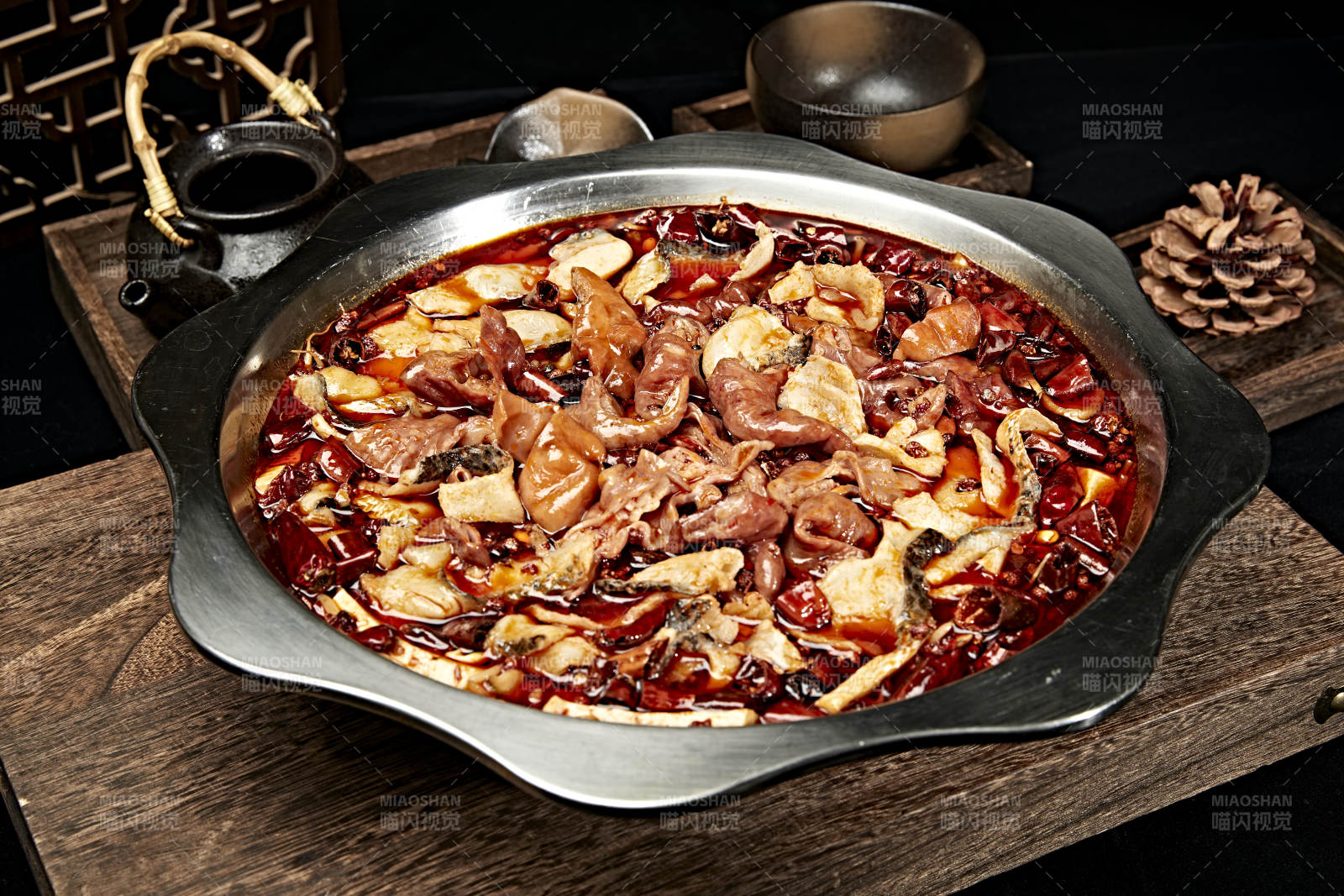 川味麻辣牛蛙香辣牛蛙干锅牛蛙肥肠牛蛙图片