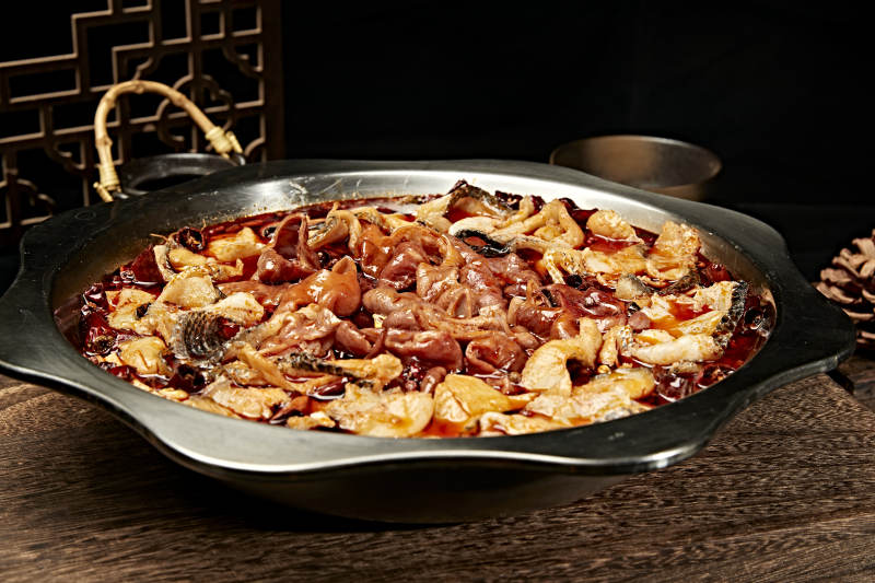 川味麻辣牛蛙香辣牛蛙干锅牛蛙肥肠牛蛙图片