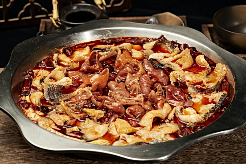 川味麻辣牛蛙香辣牛蛙干锅牛蛙肥肠牛蛙图片