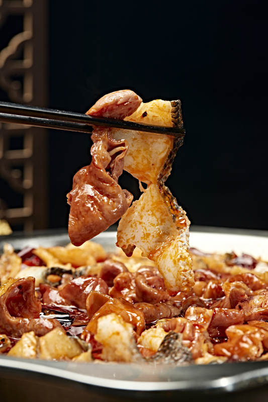 川味麻辣牛蛙香辣牛蛙干锅牛蛙肥肠牛蛙图片