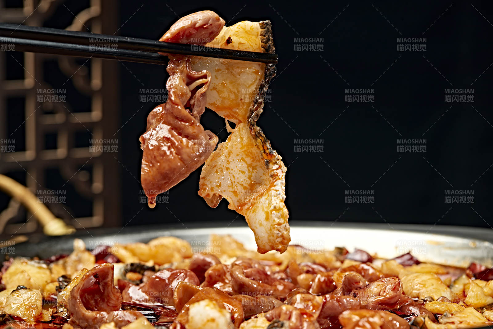 川味麻辣牛蛙香辣牛蛙干锅牛蛙肥肠牛蛙图片