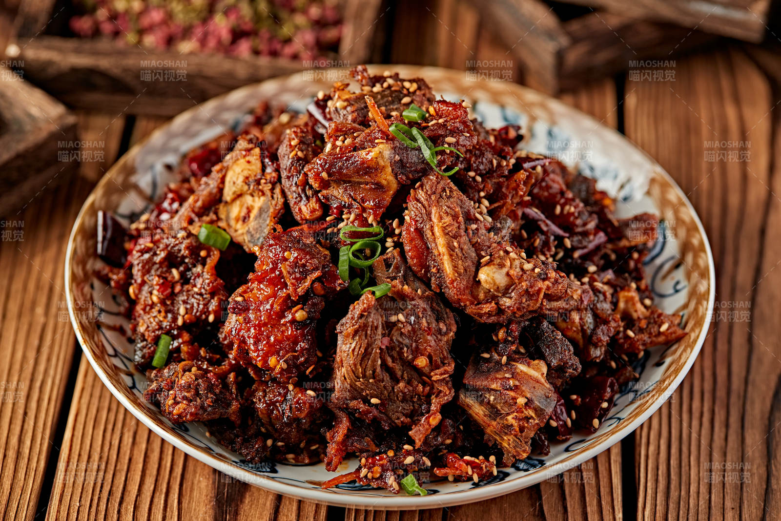 椒麻香辣爆炒鸭块图片