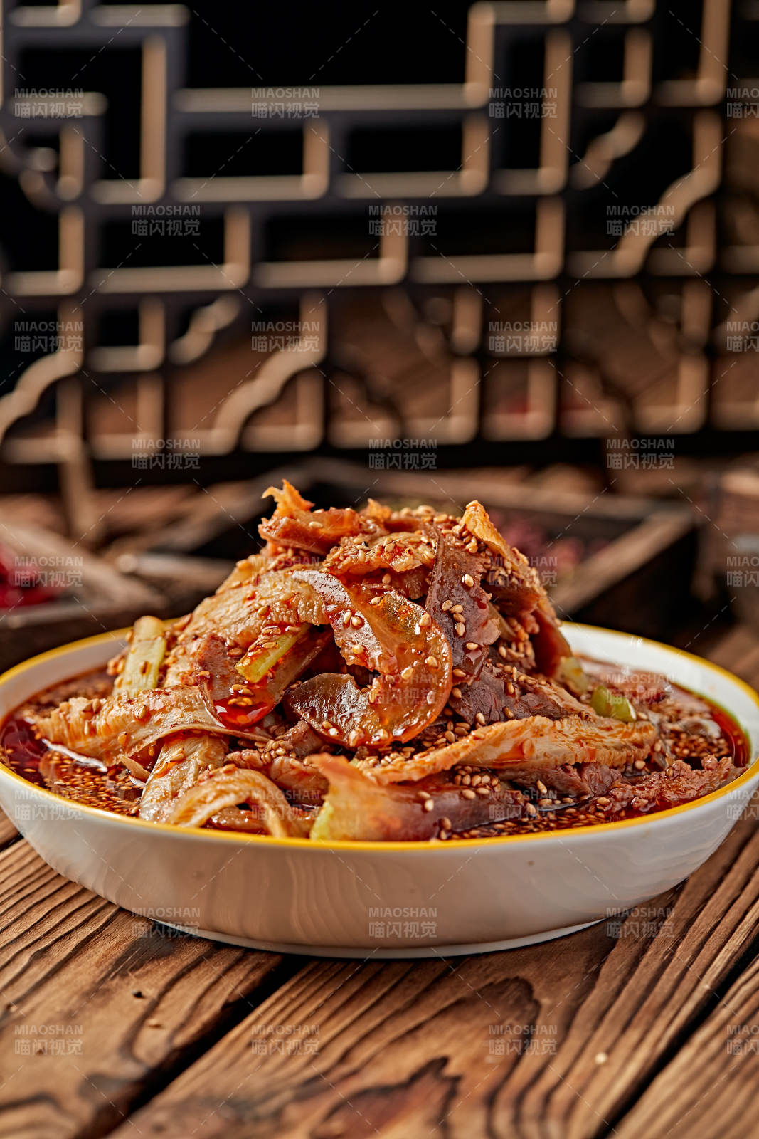 红油椒麻夫妻肺片图片