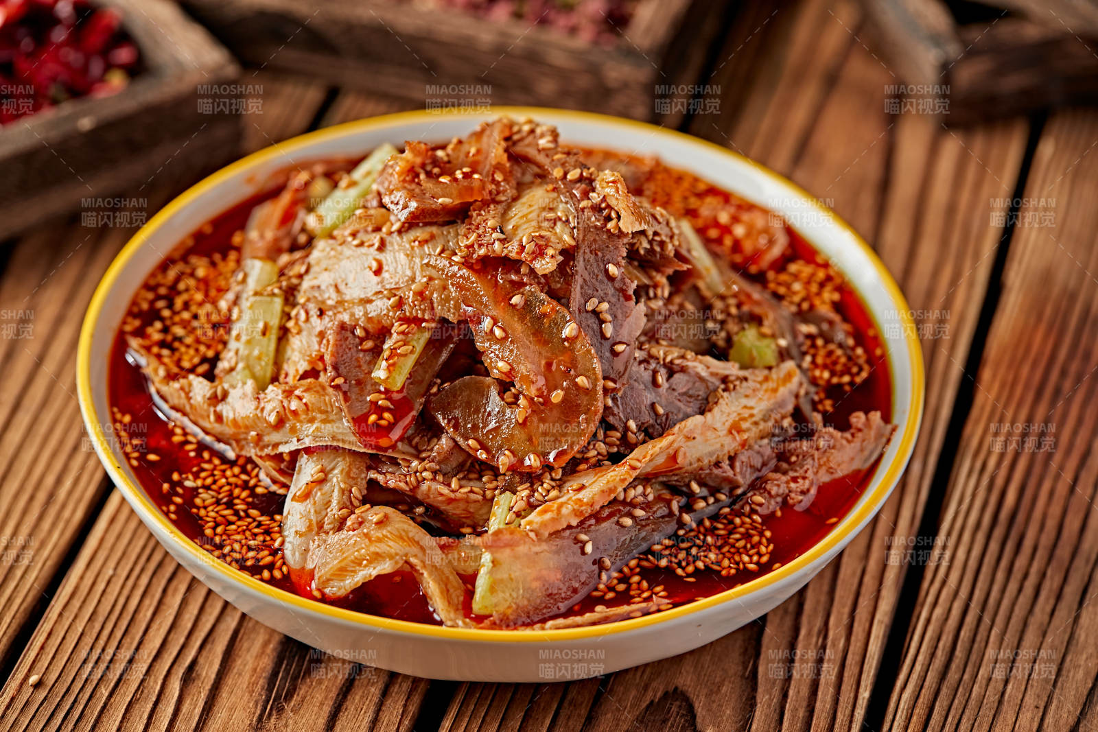 红油椒麻夫妻肺片图片