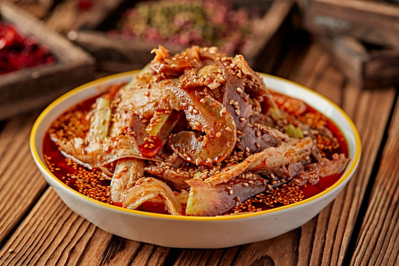 红油椒麻夫妻肺片图片