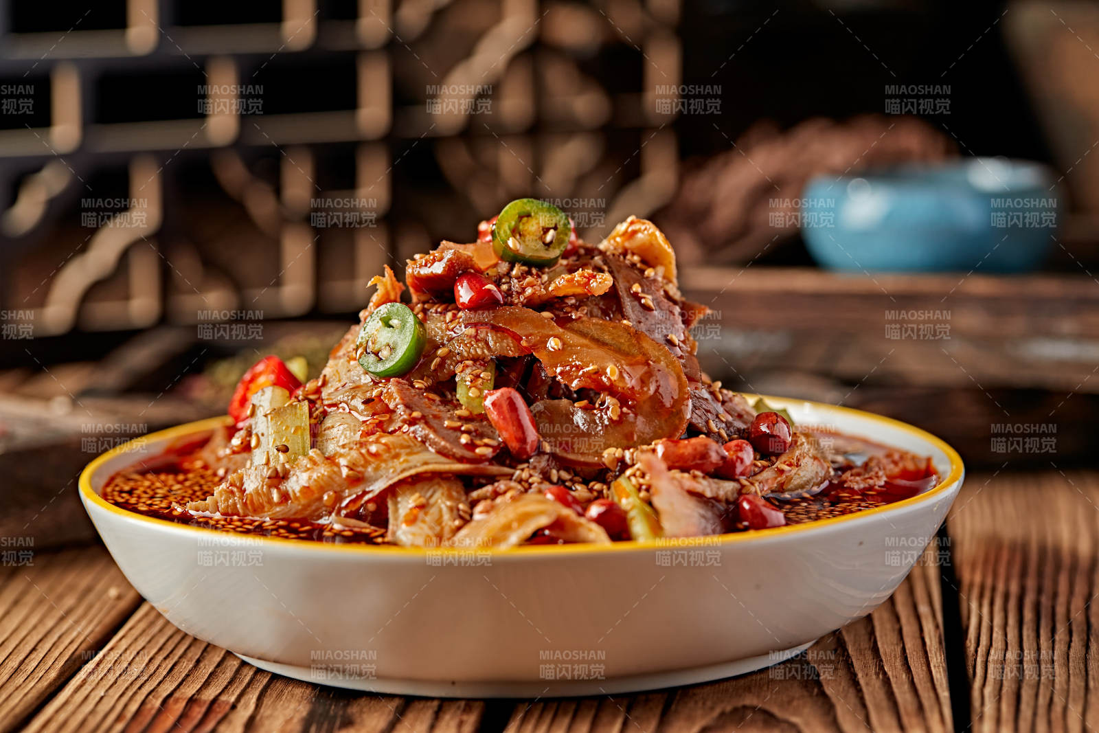 红油椒麻夫妻肺片图片