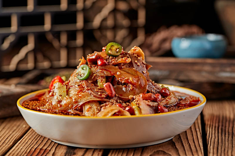 红油椒麻夫妻肺片图片