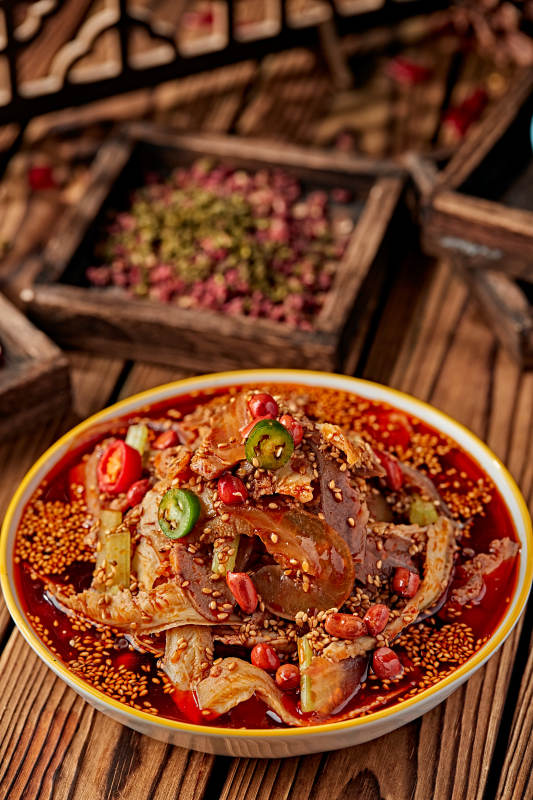 红油椒麻夫妻肺片图片