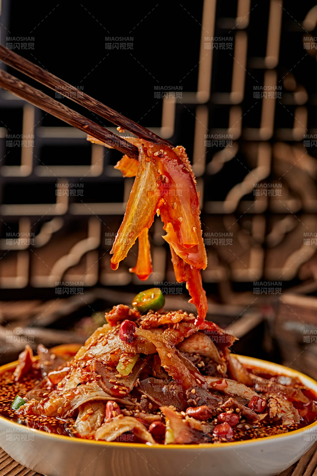 红油椒麻夫妻肺片图片