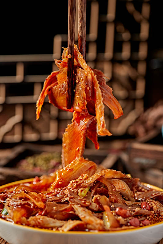 红油椒麻夫妻肺片图片