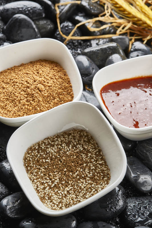 烤肉蘸料花生碎孜然芝麻韩式甜辣酱图片