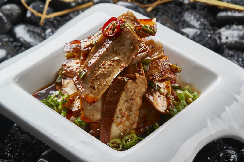 凉拌香辣豆腐干干子图片