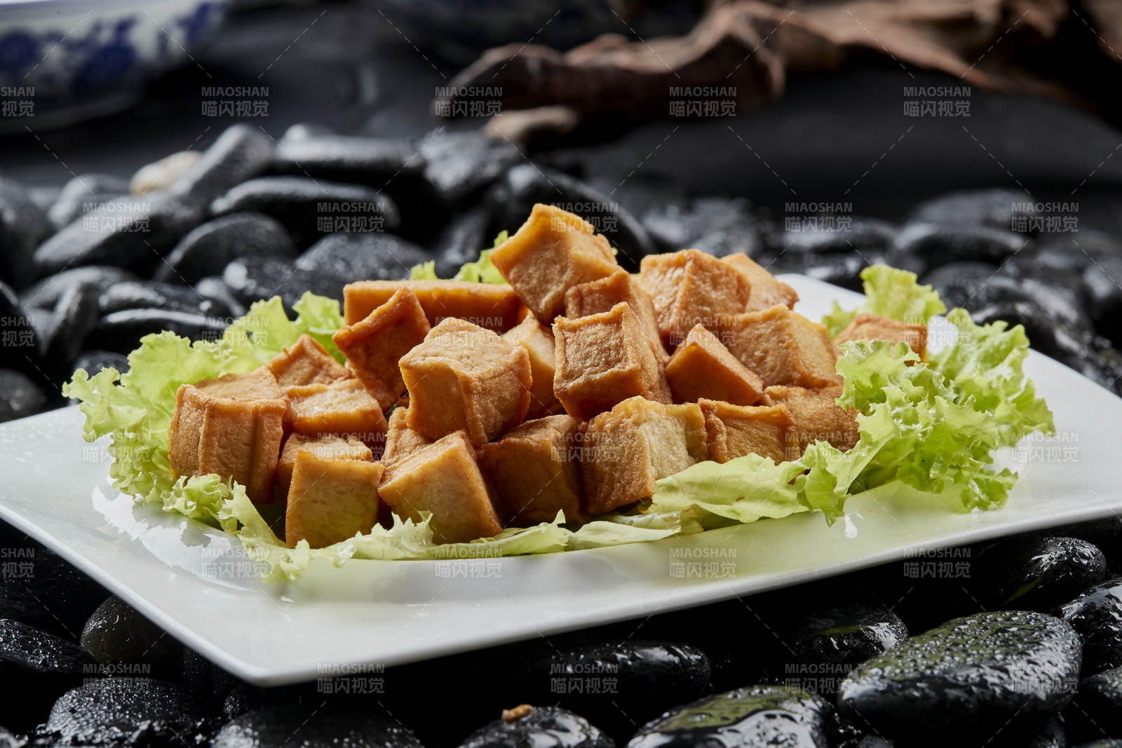 烤肉食材鱼豆腐图片