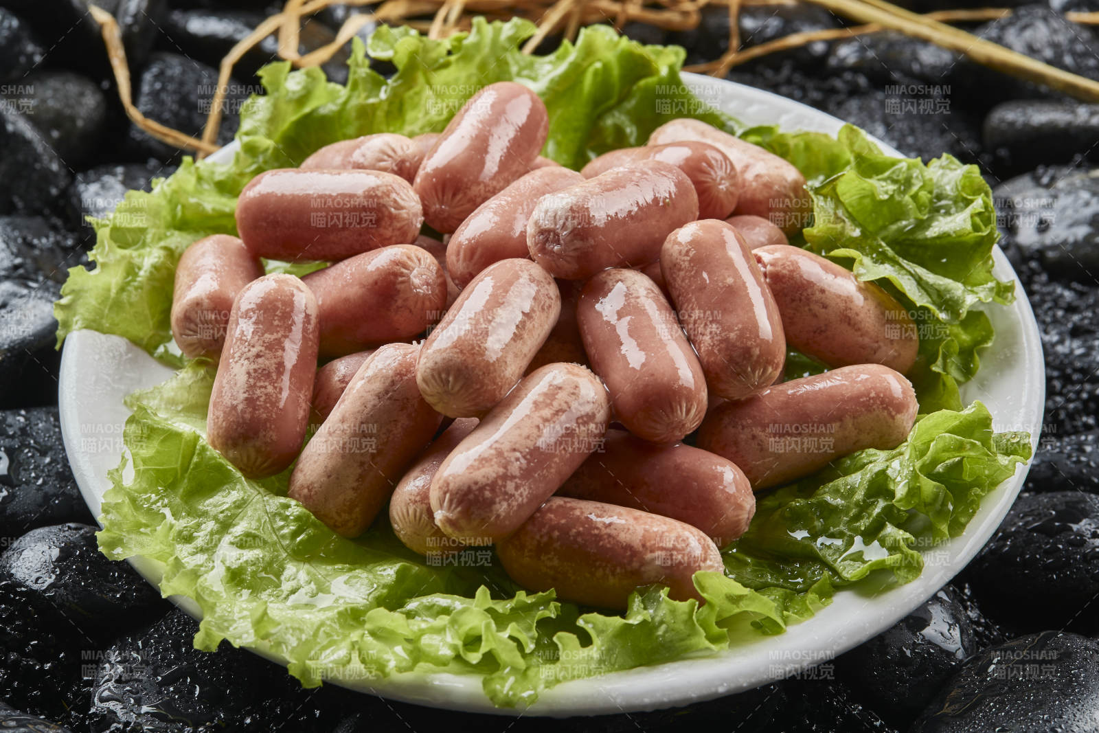 烤肉食材桂花肠图片