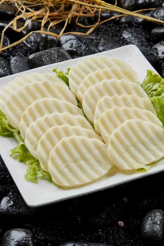 烤肉食材土豆片图片