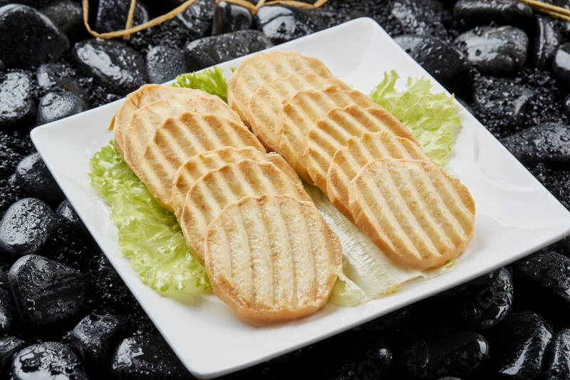 烤肉食材红薯片图片