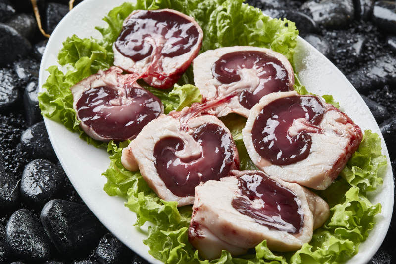 烤肉食材新鲜生羊腰子图片