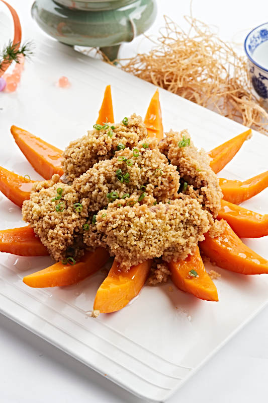 小米醸金瓜图片