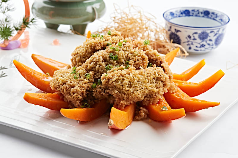 小米醸金瓜图片