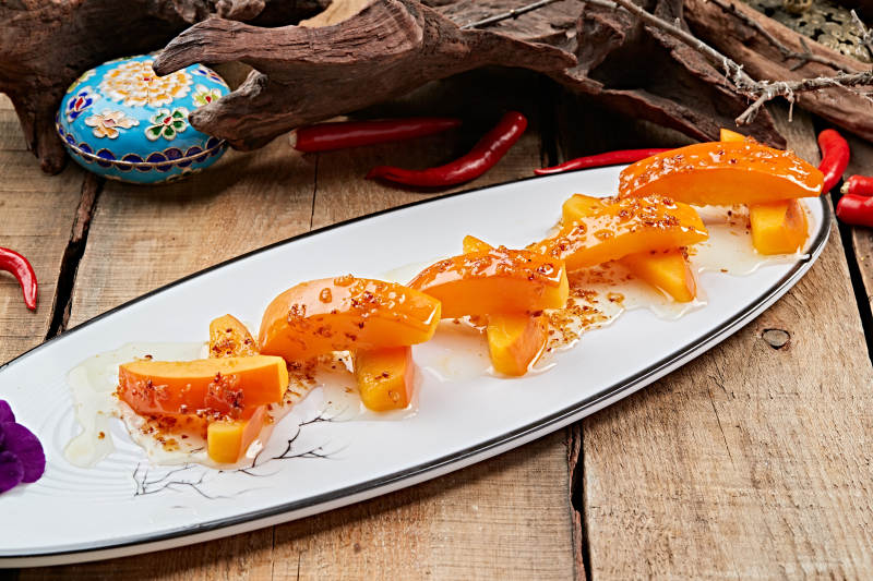 香蒸桂花蜜醸金瓜图片