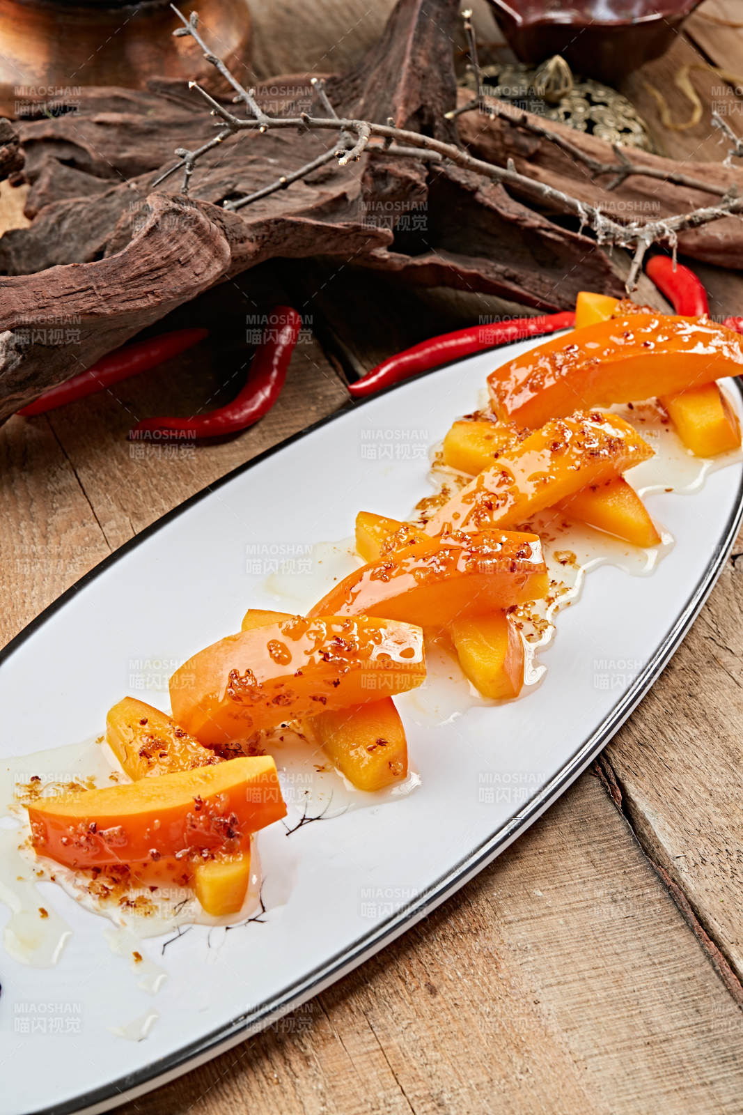 香蒸桂花蜜醸金瓜图片