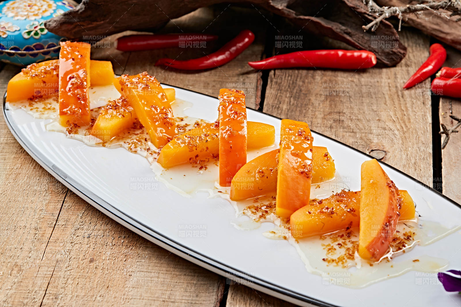 香蒸桂花蜜醸金瓜图片