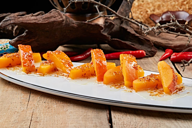 香蒸桂花蜜醸金瓜图片